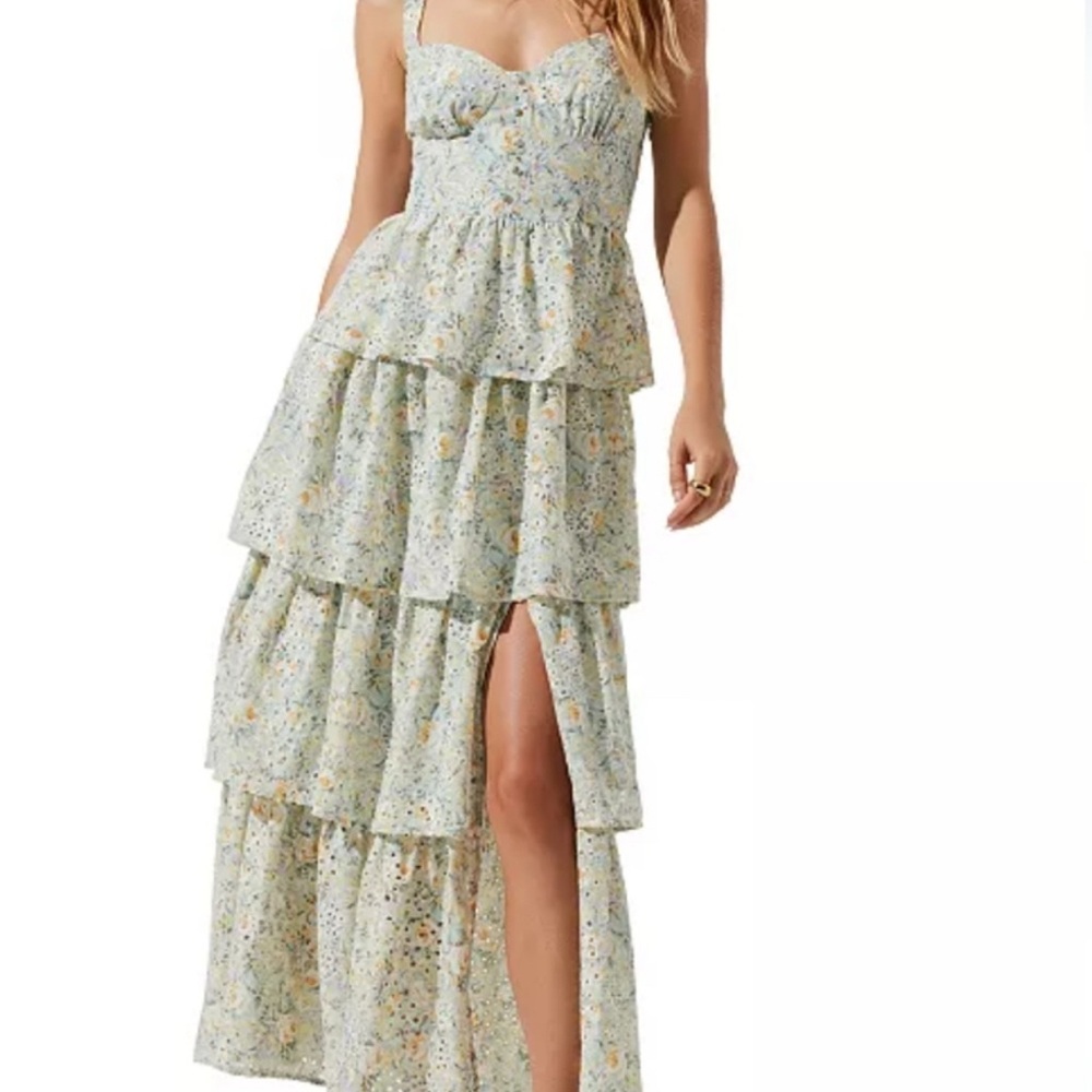 ASTR The Label Floral Tiered Maxi Dress